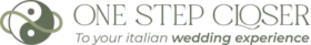 one step closer wedding logo secondario